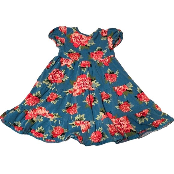 Matilda Jane Blue Floral Dress blossom Pie Girls Size 4 Excellent Very gently us - Picture 4 of 7